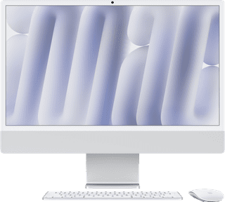 Apple iMac 24 inches M4 (8 Core CPU/8 Core GPU) 16GB/256GB Silver QWERTZ