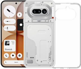 Nothing Phone (4a) 128GB Weiß 5G + BlueBuilt Backcover Transparent