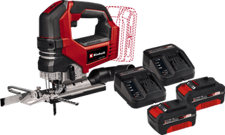 Einhell TP-JS 18/135 Li BL Solo 4.0Ah Battery (2x) Starter Pack