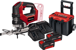 Einhell TP-JS 18/135 Li BL Solo 4,0 Ah Akku (2x) E-Case L Starterset