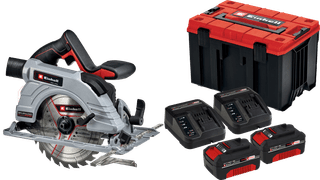 Einhell TP-CS 18/190 Li BL Solo 4Ah Battery (2x) E-Case M Starter Kit