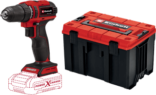 Einhell TE-CD 18/40 Li BL Solo (ohne Akku) + Einhell E-Case M