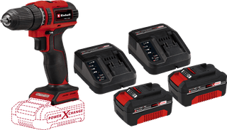 Einhell TE-CD 18/40 Li BL Solo 4.0Ah Battery (2x) Starter Kit