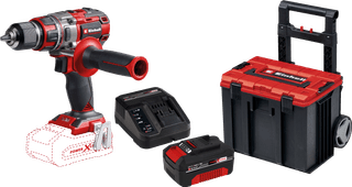 Einhell TP-CD 18/80 Li BL Solo 4.0Ah Battery E-Case L Starter Kit
