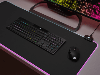 Corsair K100 Wireless AIR Ultra-Thin Mechanische Gaming-Tastatur Qwertz