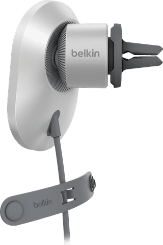 Belkin Handyhalterung Auto Lüftungsschlitze mit MagSafe und Qi2 Laden Silber