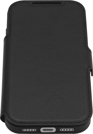 BlueBuilt Book Case mit MagSafe iPhone 18 Pro Leder Schwarz