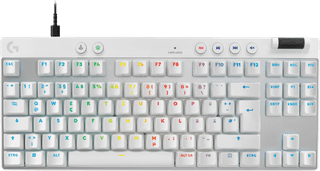 Logitech G Pro X TKL Rapid Gaming-Tastatur Weiß QWERTZ
