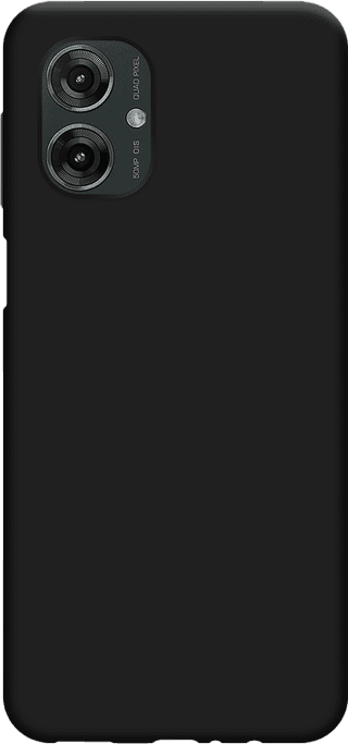 Just in Case Soft Design Motorola Moto G55 Backcover Schwarz