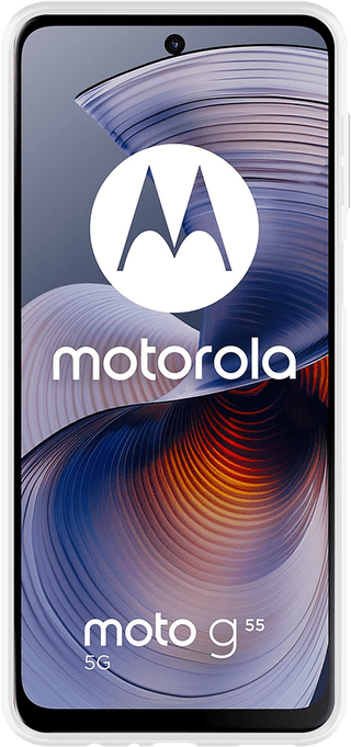 Just in Case Soft Design Motorola Moto G55 Backcover Transparent