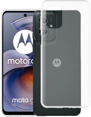 Just in Case Soft Design Motorola Moto G75 Backcover Transparent