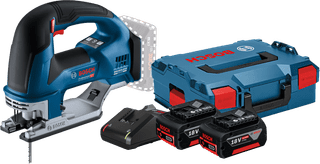 Bosch Professional GST 18V-155 BC 5,0 Ah GBA Akku (2x) Starterset