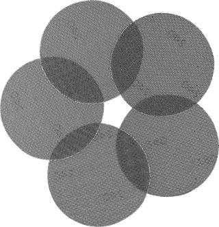 Irwin Schleifgitter 125 mm K240 (5x)