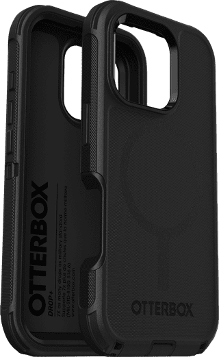 OtterBox Defender Apple iPhone 16 Pro Back Cover Black with MagSafe