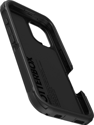 OtterBox Defender Apple iPhone 16 Back Cover Black