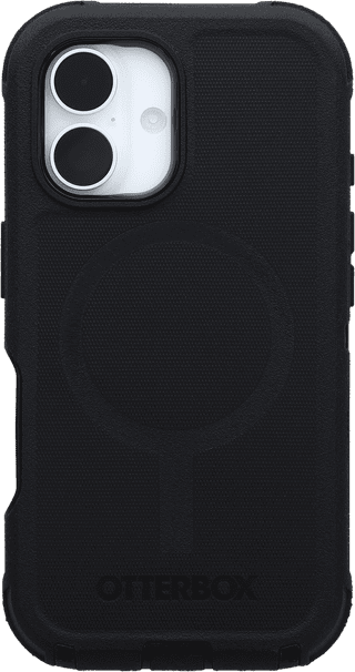OtterBox Defender Apple iPhone 16 Back Cover Black