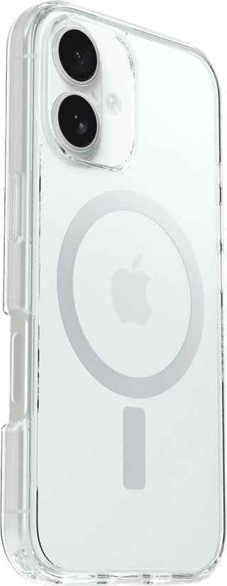OtterBox Symmetry Apple iPhone 16 Back Cover with MagSafe Magnet Transparent