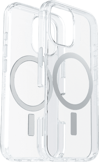 OtterBox Symmetry Apple iPhone 16 Back Cover with MagSafe Magnet Transparent