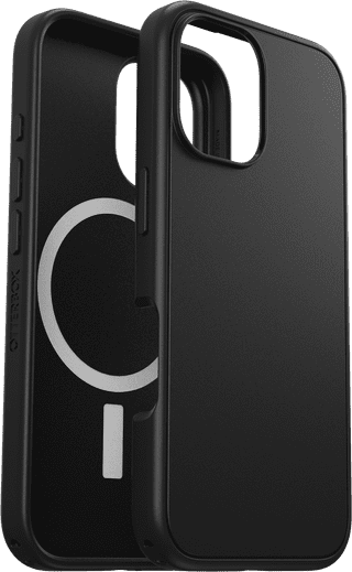 OtterBox Symmetry Apple iPhone 16 Back Cover Black with MagSafe