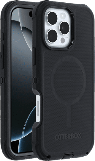 OtterBox Defender Apple iPhone 16 Pro Max Back Cover Black with MagSafe