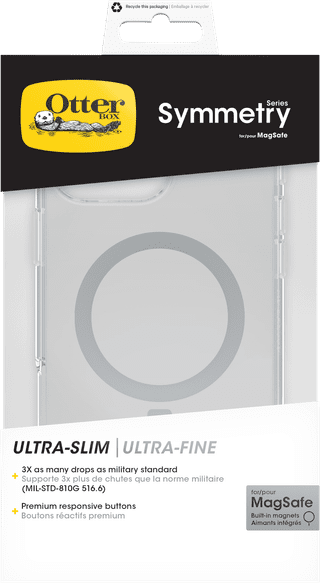 Otterbox Symmetry Apple iPhone 16 Pro Max Backcover mit MagSafe Magnet Transparent