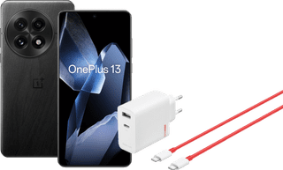 OnePlus 13 256GB Schwarz 5G + OnePlus SuperVOOC Ladegerät 120 W mit 2 Anschlüssen