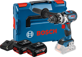 Bosch Professional GSR 18V-110 C 5.0Ah GBA Battery (2x) Starter Kit