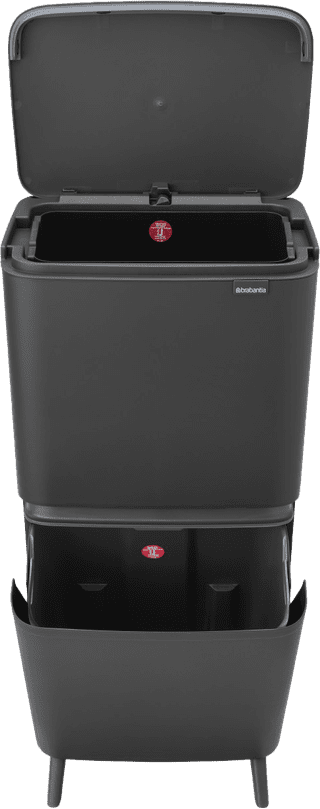 Brabantia SortUp Recycle Hi Mülleimer 25+10+10L Grau