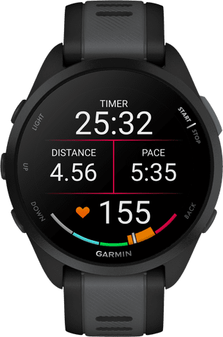 Garmin Forerunner 165 Music Schwarz/Grau