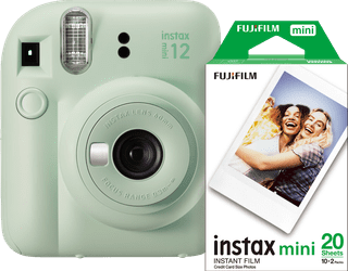 Fujifilm Instax Mini 12 Mint Green + Fotopapier (20 Stück)