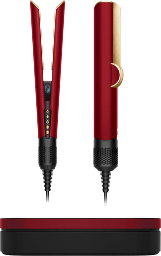 Dyson Airstrait Red Velvet/Gold