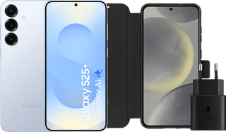 Samsung Galaxy S25 Plus 256GB Hellblau 5G + Zubehörset
