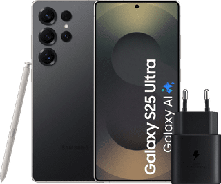 Samsung Galaxy S25 Ultra 512GB Schwarz 5G + Samsung Ladegerät 25 Watt Schwarz