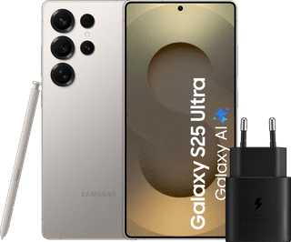 Samsung Galaxy S25 Ultra 256GB Gray 5G + Samsung Charger 25W Black
