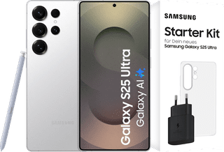 Samsung Galaxy S25 Ultra 256GB White 5G + Accessory Pack