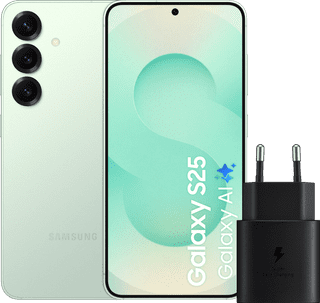 Samsung Galaxy S25 256GB Mint 5G + Samsung Charger 25W Black