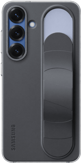 Samsung S25 Standing Grip Backcover Schwarz