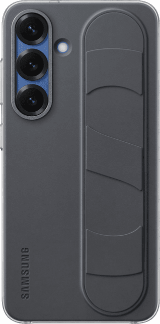 Samsung S25 Standing Grip Back Cover Black