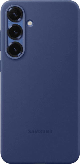 Samsung Galaxy S25 Plus Backcover aus Silikon Blau