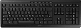 CHERRY STREAM KEYBOARD WIRELESS Wireless Keyboard QWERTZ Black