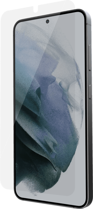 BlueBuilt Samsung Galaxy S25 Book Case Leather Black + BlueBuilt Screen Protector Glass