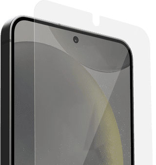BlueBuilt Galaxy S25 Plus Book Case Black + Screen Protector Glass Duo Pack