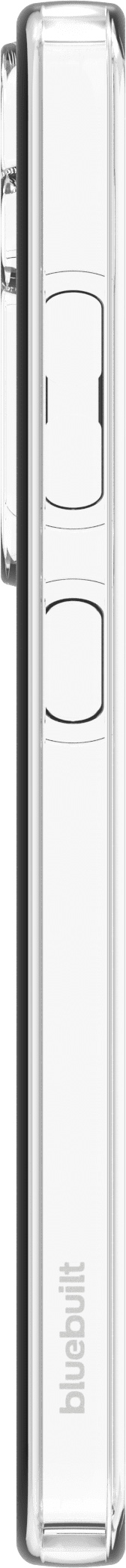 BlueBuilt Samsung Galaxy S25 Back Cover Transparent + Screen Protector Glass