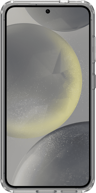 BlueBuilt Protective Back Cover Samsung Galaxy S25 Transparent + Screen Protector Glass