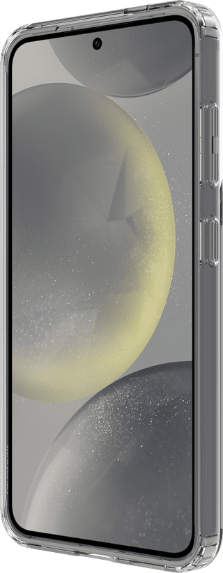 BlueBuilt Protective Back Cover Samsung Galaxy S25 Transparent + Screen Protector Glass