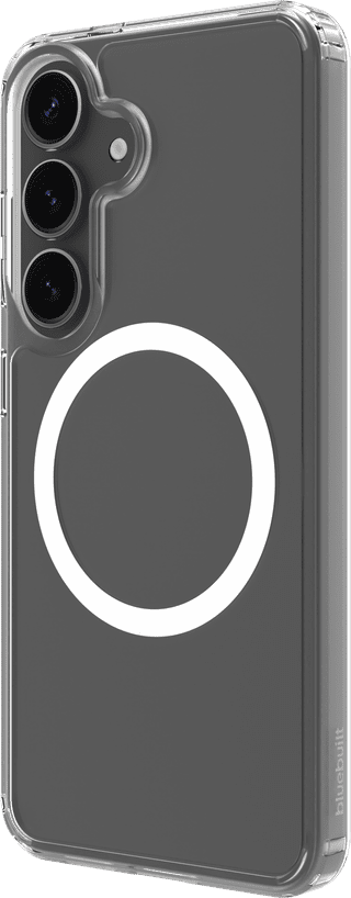 BlueBuilt Protective Back Cover with Magnet Galaxy S25 Transparent