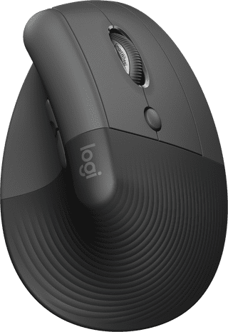 Logitech Lift Vertikale ergonomische Maus Schwarz