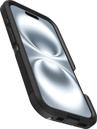 OtterBox Defender XT iPhone 16 Back Cover with MagSafe Magnet Transparent with Black Belt