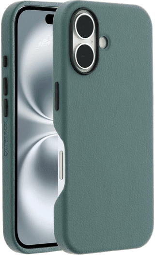 OtterBox Symmetry Apple iPhone 16 Back Cover with MagSafe Magnet Leather Green