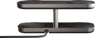 ZENS 4-in-1 Kabelloses Ladegerät 15 W mit Ständer und MagSafe Magnet Schwarz